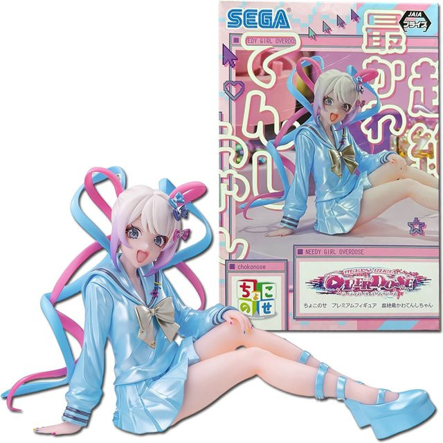 Bandai KAngel Chokonose Figur aus Anime NEEDY GIRL OVERDOSE als PVC Mädchen Figur in Multicolor zur Desktop Dekoration - Bild 1
