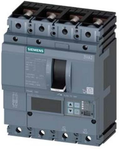 Siemens 3VA2163-6JQ42-0AA0 Leistungsschalter in Grau mit einem Einstellbereich von 25 - 63A und einer maximalen Schaltspannung von 690 V/AC - Bild 1