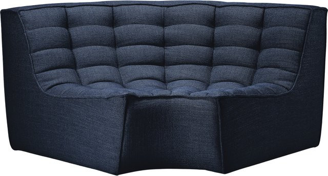 Ethnicraft N701 Modulsofa Eck Rund in L-Form mit Stoffbezug - Bild 1