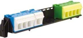 Hager PE/N-Klemme VZ462 2-reihig multicolor - Bild 1