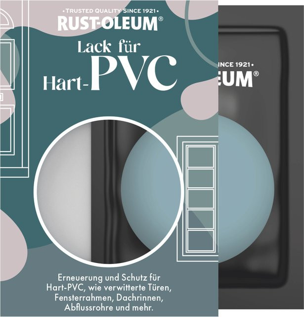 Rust-Oleum PVC-Lack Seidenglanz in Pazifikblau, wasserbasiert, 10 ml - Bild 1