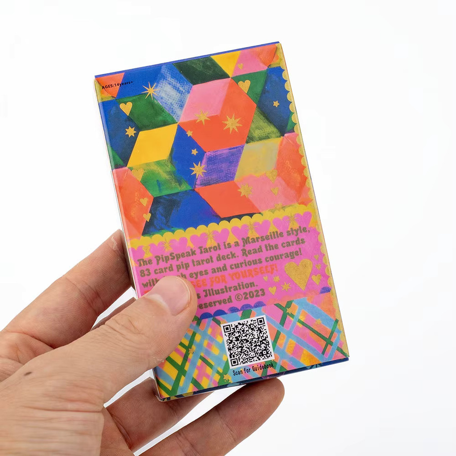 Pipspeak Tarot-Wahrsagungsdeck im Marseille-Stil, Brettspiel, ab 14 Jahren - Bild 2