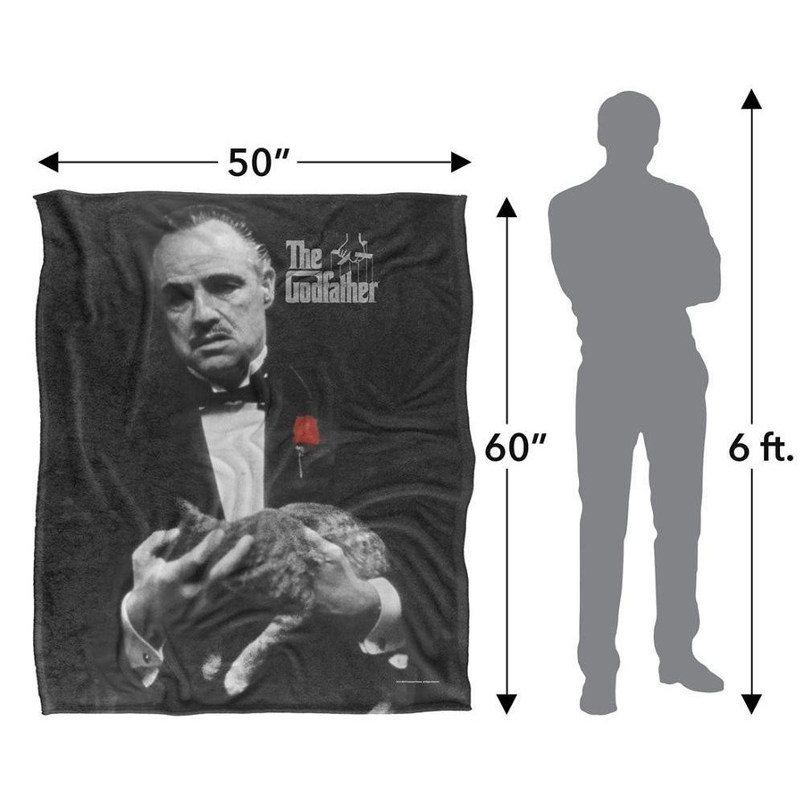 The Godfather Filmplakat Decke in Schwarz, One Size - Bild 2