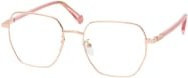 Polaroid PLD D524/G Brille, Vollrand, Quadratisch, Metall, Gold, Pink, Damen - Bild 1