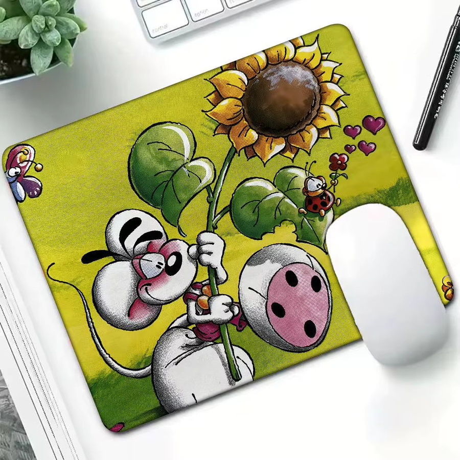 Rastar Diddl Mauspad mit Cartoon-Charakter in Multicolour, rechteckige rutschfeste Schreibtischunterlage für Gamer und Computer - Bild 2