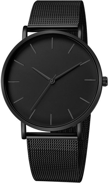 Armbanduhr ping Day, Roségold, Edelstahl, Quarz, Schwarz, Damen - Bild 1