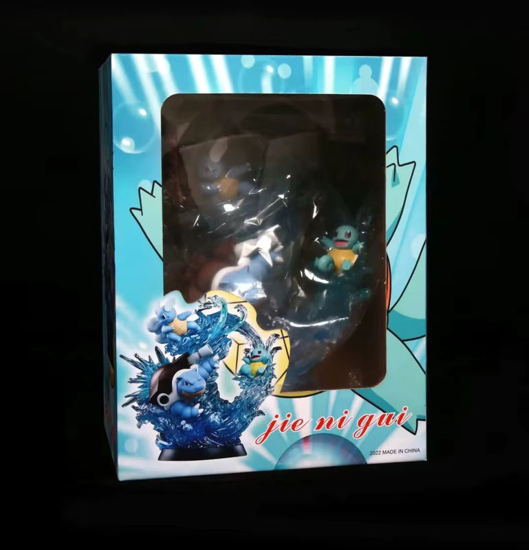 Bandai Pokemon Action Figur Squirtle und Blastoise Evolution Version in Blau, Höhe: 26 cm - Bild 5