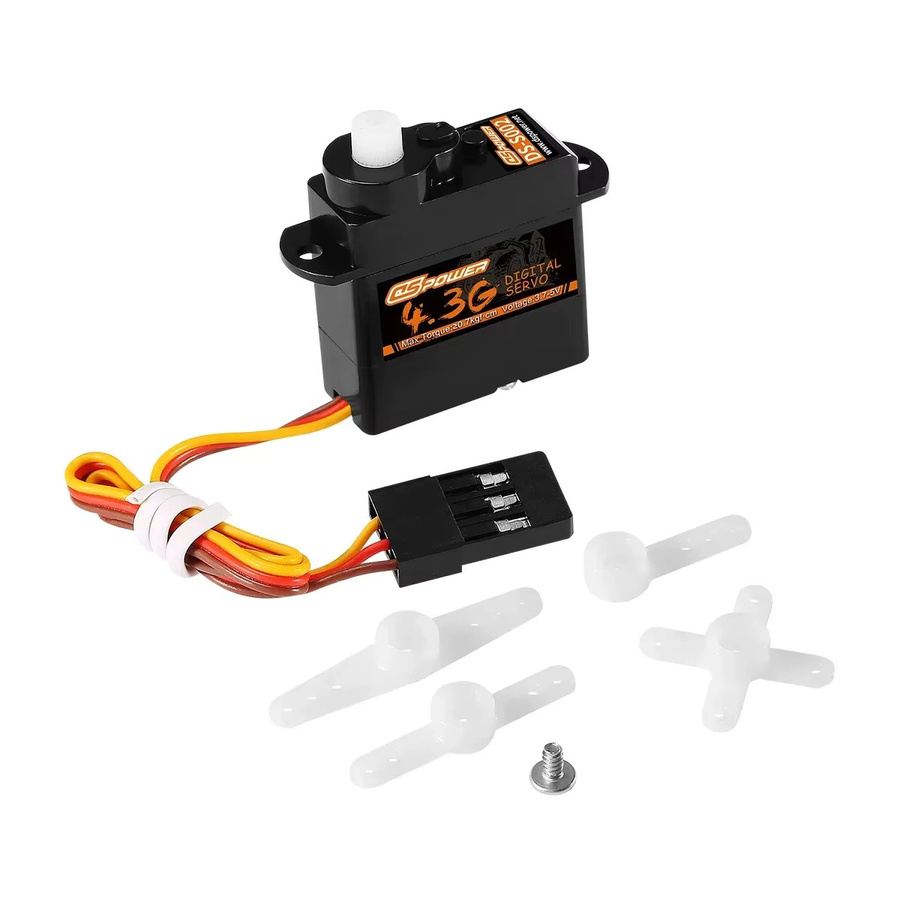 DSPOWER Micro Digital Servo Coreless, mit Kunststoffgetriebe, Zubehör - Bild 3