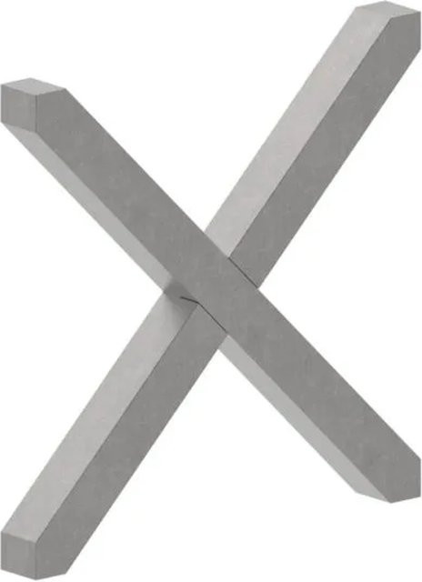 FeNau Quadratrohr aus Edelstahl in Grau, B/T/H: 10,8 x 10,8 x 10,8 cm - Bild 1