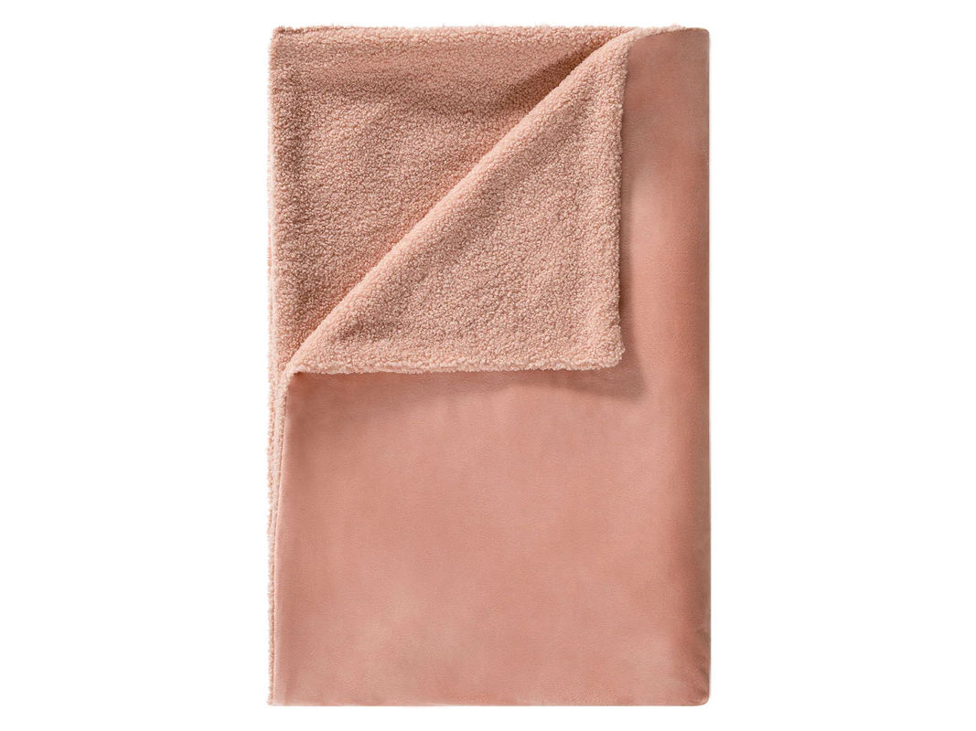 LIVARNO HOME Kuscheldecke Teddyfleece in Pink, B/B: 150 x 200 cm - Bild 2