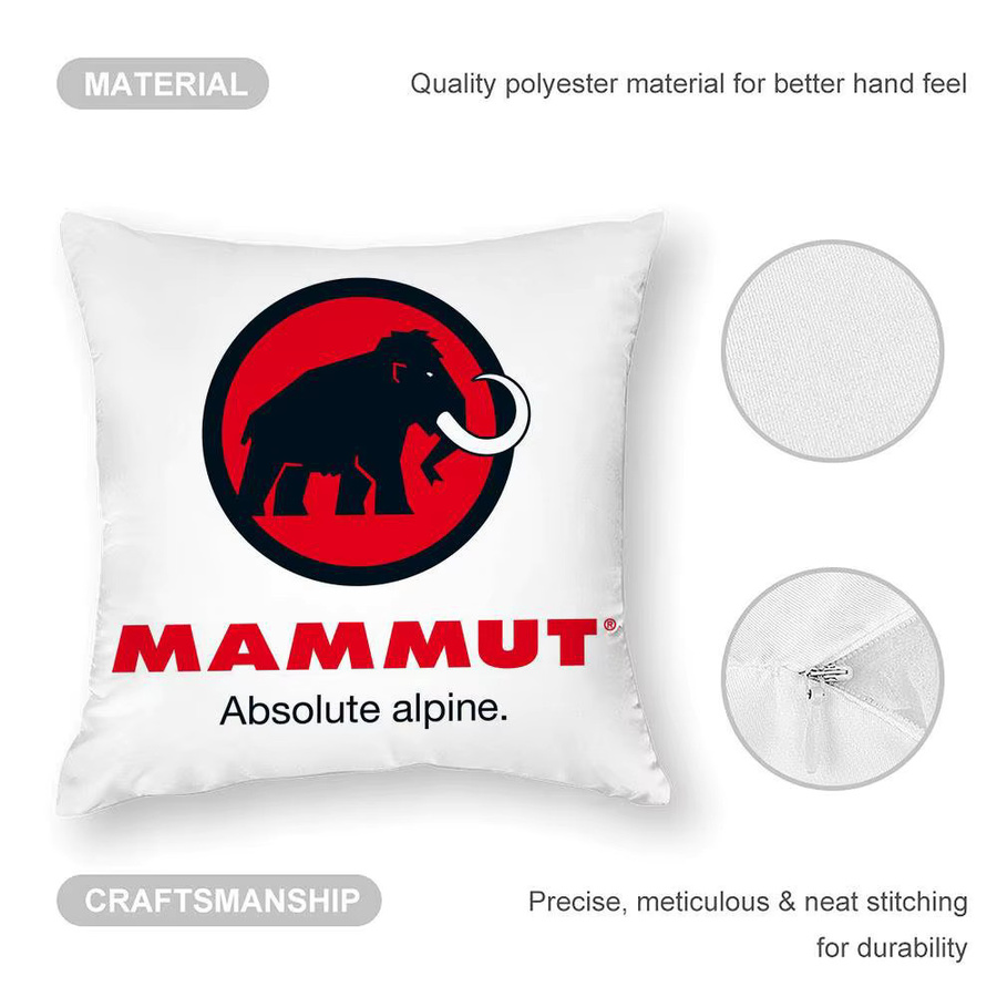 MAMMUT Kissenbezug aus Mikrofaser mit doppelseitigem Logo-Druck in Plüsch-Qualität - Bild 5