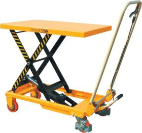 Noblelift Scherenhubtisch TF15 in Gelb mit 150 kg Tragkraft - Bild 1