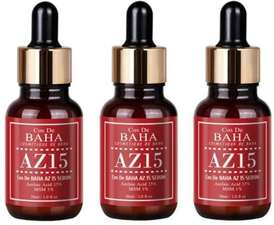 Cos De BAHA AZ 15 Serum, 30 ml, Azelainsäure, Panthenol, Hyaluronsäure - Bild 1