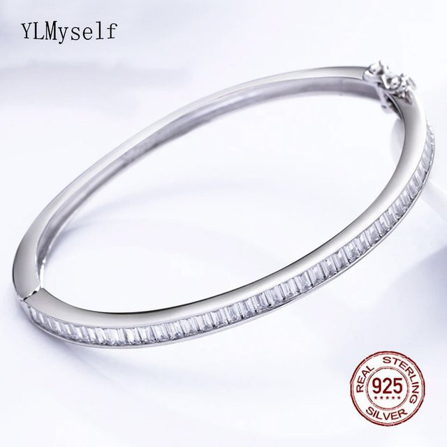 YLMyself Armreif 925 Silber, Zirkonia, Unisex - Bild 1