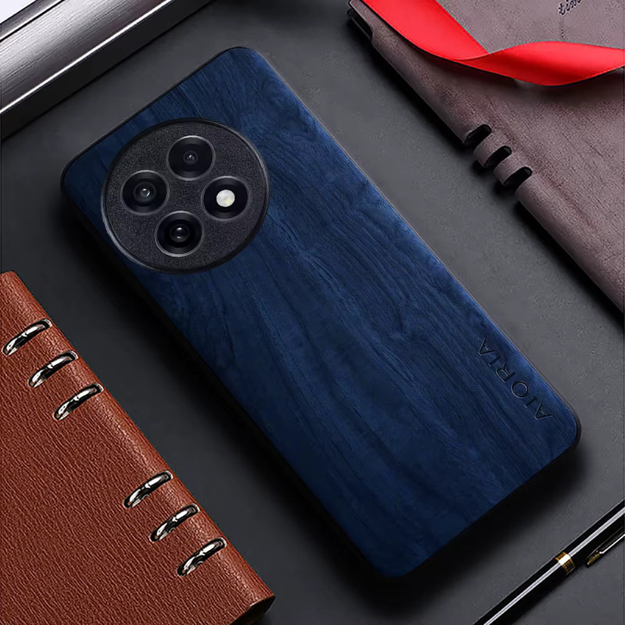 Schutzhülle mit Bambus-Holzmuster für OnePlus 13R 13 12R 12 11R 11 10T 9R 9RT 10 9 8 Pro 9T 8T 5G in Braun und Schwarz - Bild 1