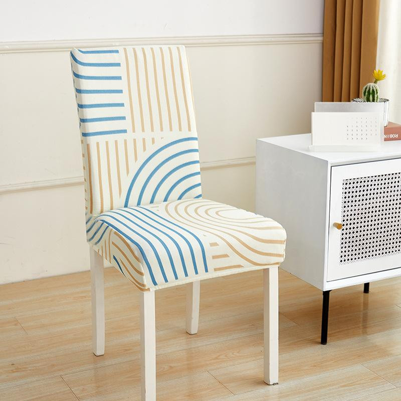 Yiran Furniture Boho Esszimmerstuhlbezug aus elastischem Stoff, atmungsaktiv und kühl, B/T/H: 45 x 40 x 40 cm - Bild 2