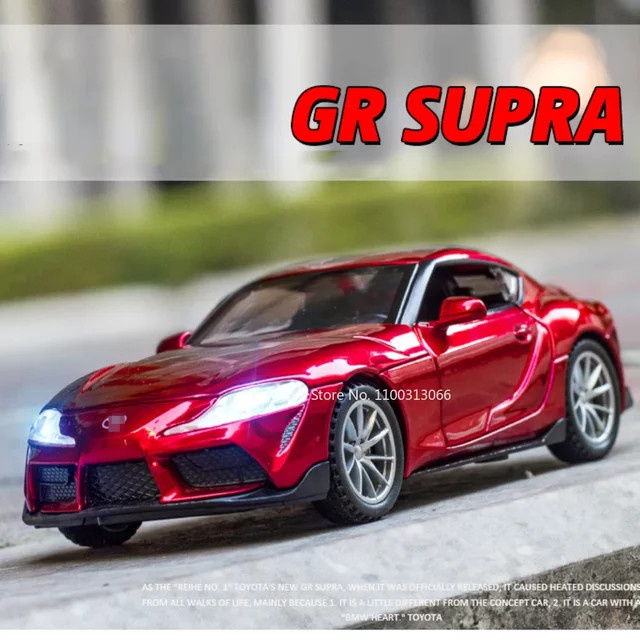 MAKEDA GR Supra Alphard, Miniatur-Supercar-Spielzeugmodelle, 1:32, Metall, Licht und Ton - Bild 1