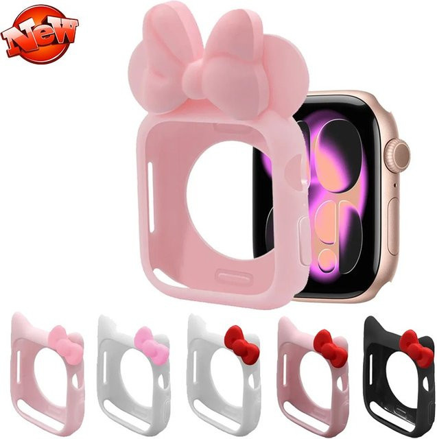 Apple Schutzhülle Silikon, Cartoon, Verspielt - Bild 1
