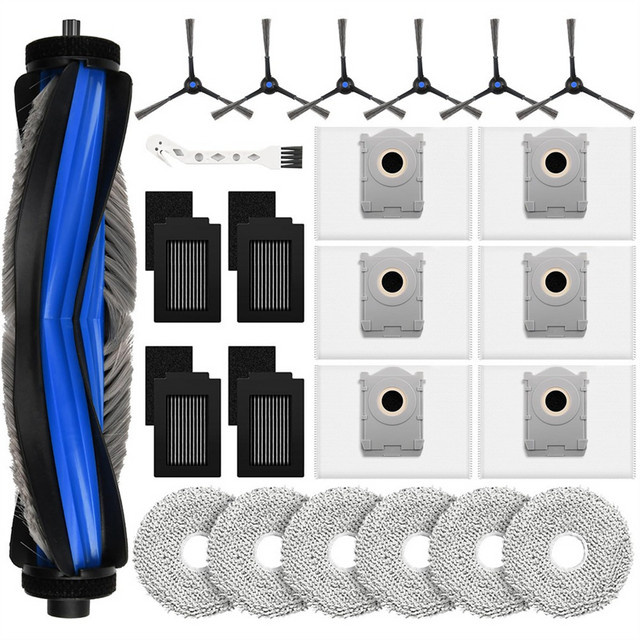 Ecovacs Deebot T50 Max Pro Omni Ersatzset A24P mit Hauptbürste, Staubbeuteln, Filtern und Wischpads - Bild 1
