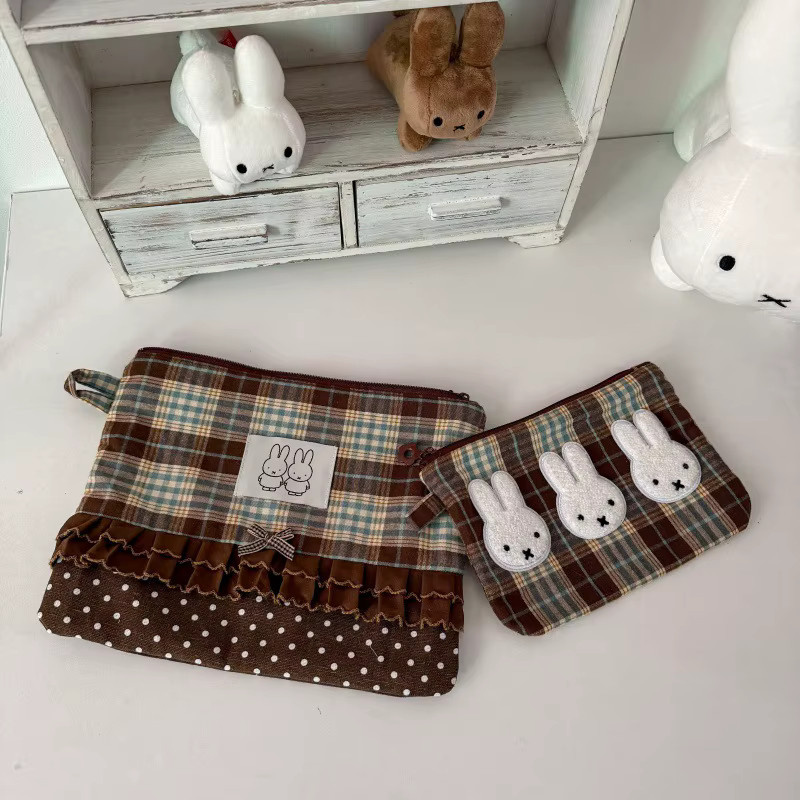 Miffy Wellenpunkt-Organizer-Tasche mit hohem Fassungsvermögen im Kawaii-Design als Schreibwaren-Aufbewahrungstasche - Bild 2