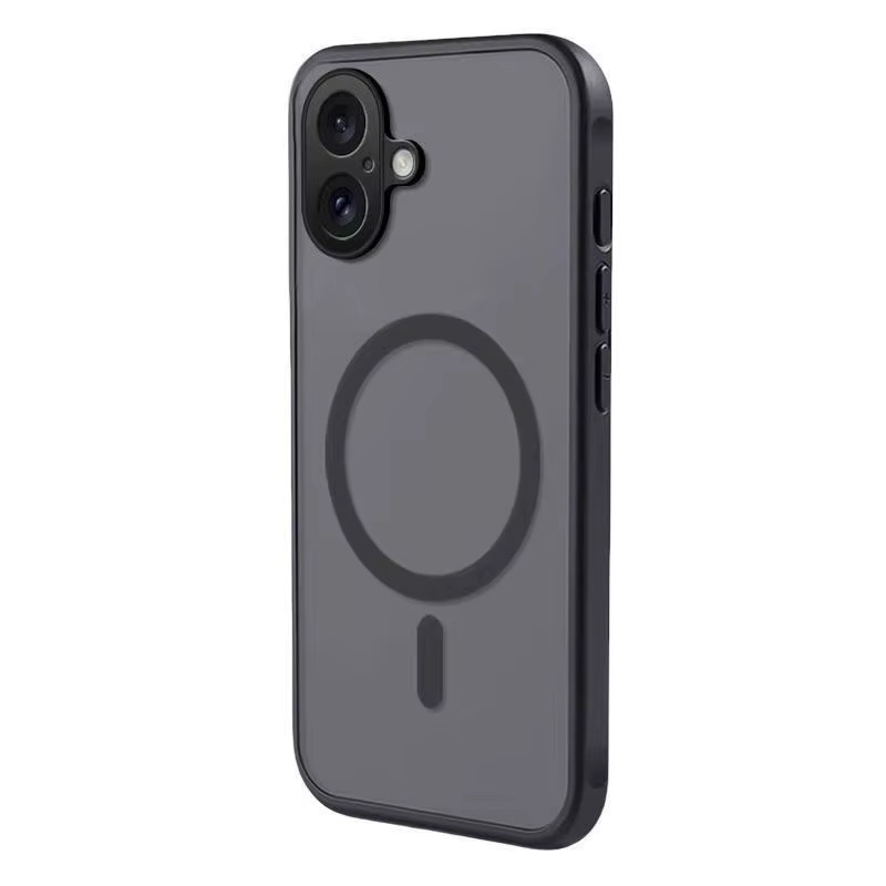 Ricestate Magnetische Stoßfänger-Hülle für iPhone 12 bis 17 Pro Max Plus Air in Schwarz mit MagSafe Unterstützung - Bild 1