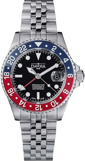 Davosa Armbanduhr Ternos GMT Diver, Automatik, Edelstahl, 40 mm, Herren - Bild 1