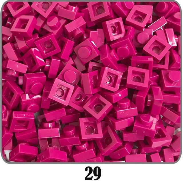 Yiran toy Platte 1x1 Baustein, 550-teiliges Set, ab 14 Jahren - Bild 1