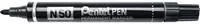 Pentel Permanentmarker N50 mit Bullet-Spitze in Schwarz - Bild 1