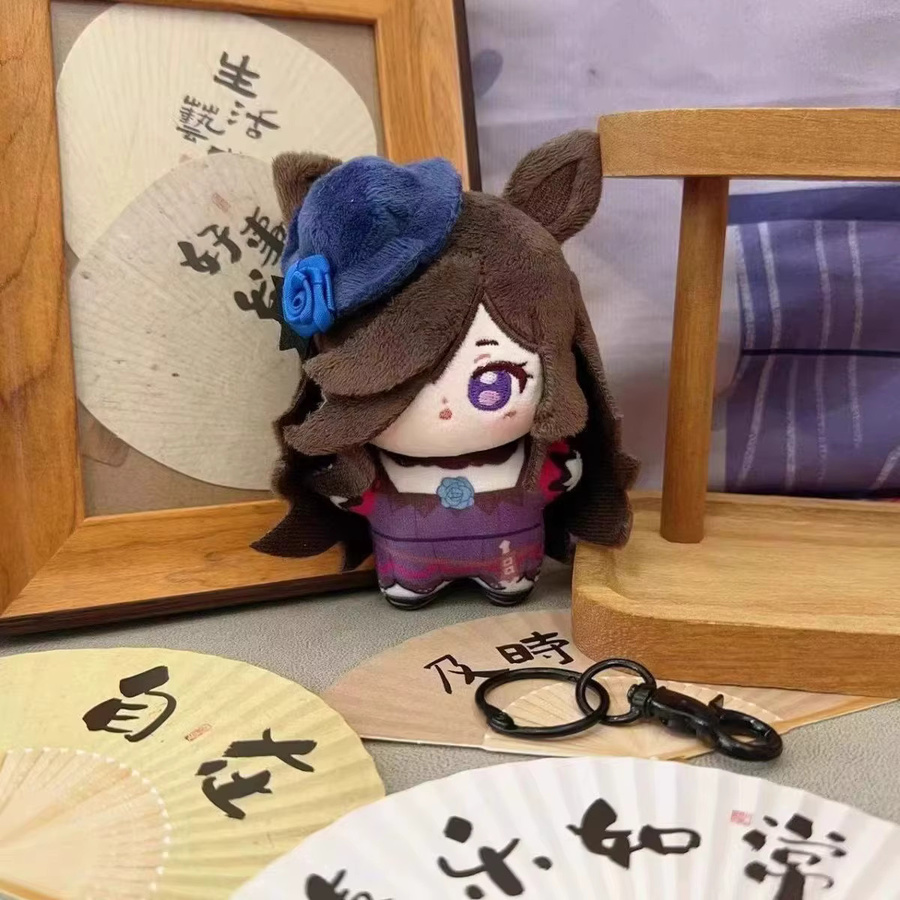 Bandai Uma Musume Pretty Derby Tokai Teio Plüschpuppe, Schlüsselanhänger, 10cm - Bild 3