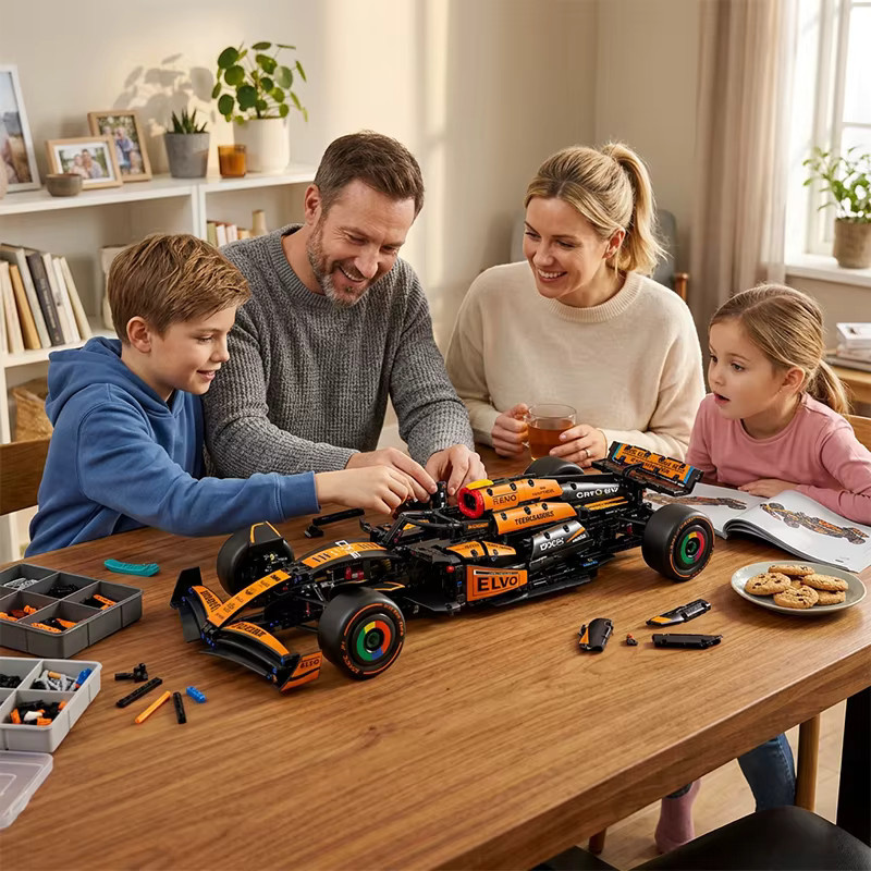 City Speed Racing MCL39 Sportwagen, Technik-Modellbausatz, Maßstab 1:8, 2.055 Teile - Bild 6