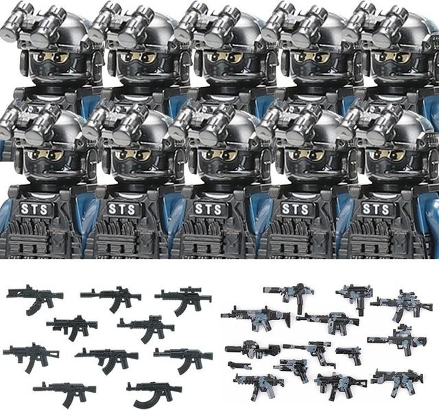 Linyi toy Polizei Militärfigur, Bausteine, ab 14 Jahren - Bild 1