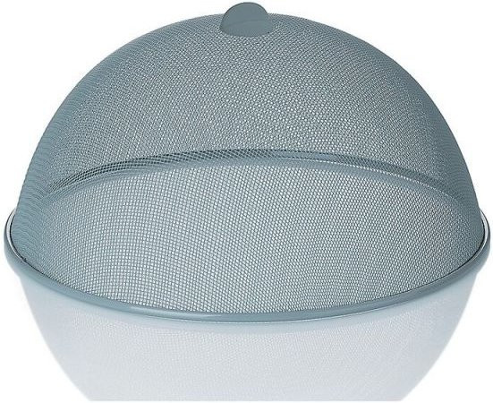 Kela Abdeckhaube Como aus Metall in Grau, rund, Durchmesser: 35 cm, Höhe: 15 cm - Bild 1