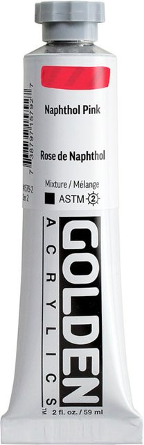 Golden Heavy Body Acrylfarbe Naphthol Rosa - Bild 1