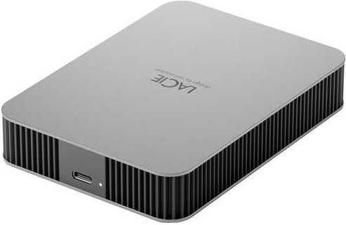 LaCie Mobile Drive Secure Externe Festplatte 4 TB USB-C Space Grau - Bild 1