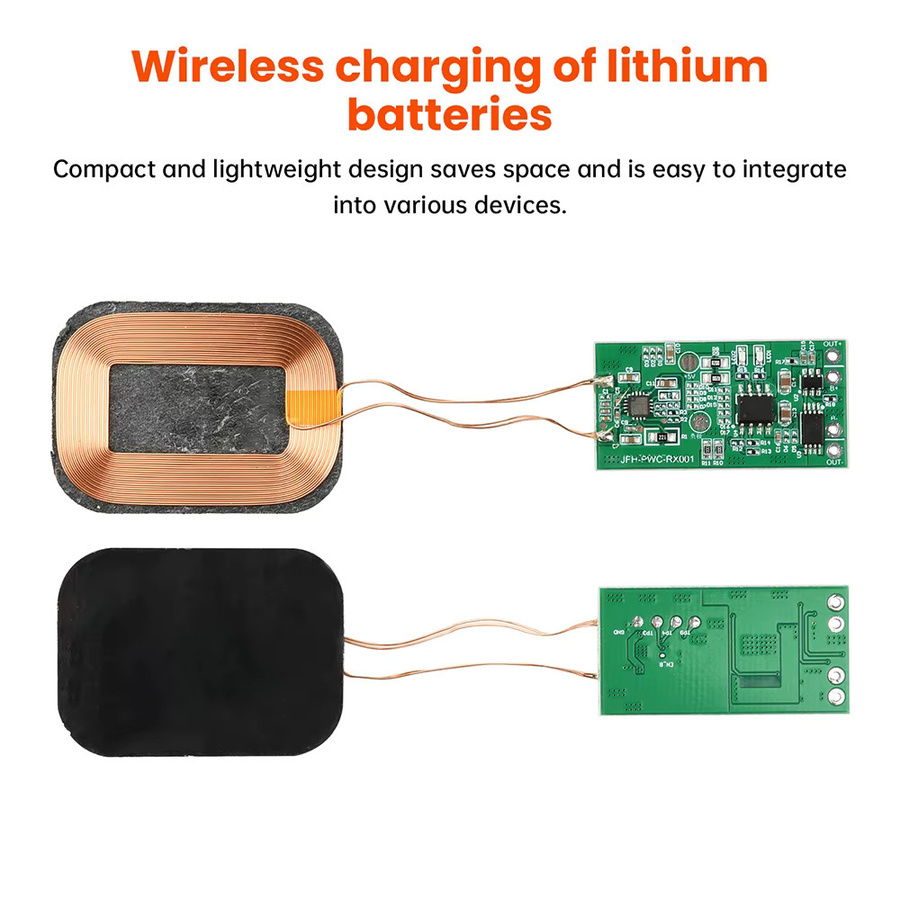 5W kabelloses Lademodul mit PCBA und kleiner Spule für 3,7V Lithium-Batterien - Bild 2