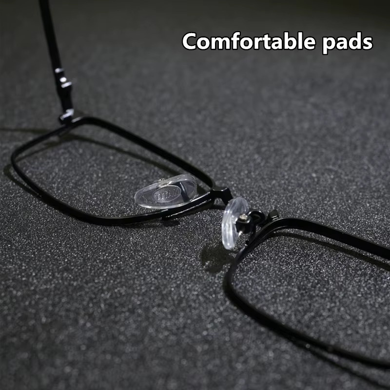 KOCOLIOR Lesebrille, Vollrand, Rechteckig, Titan, Schwarz - Bild 2