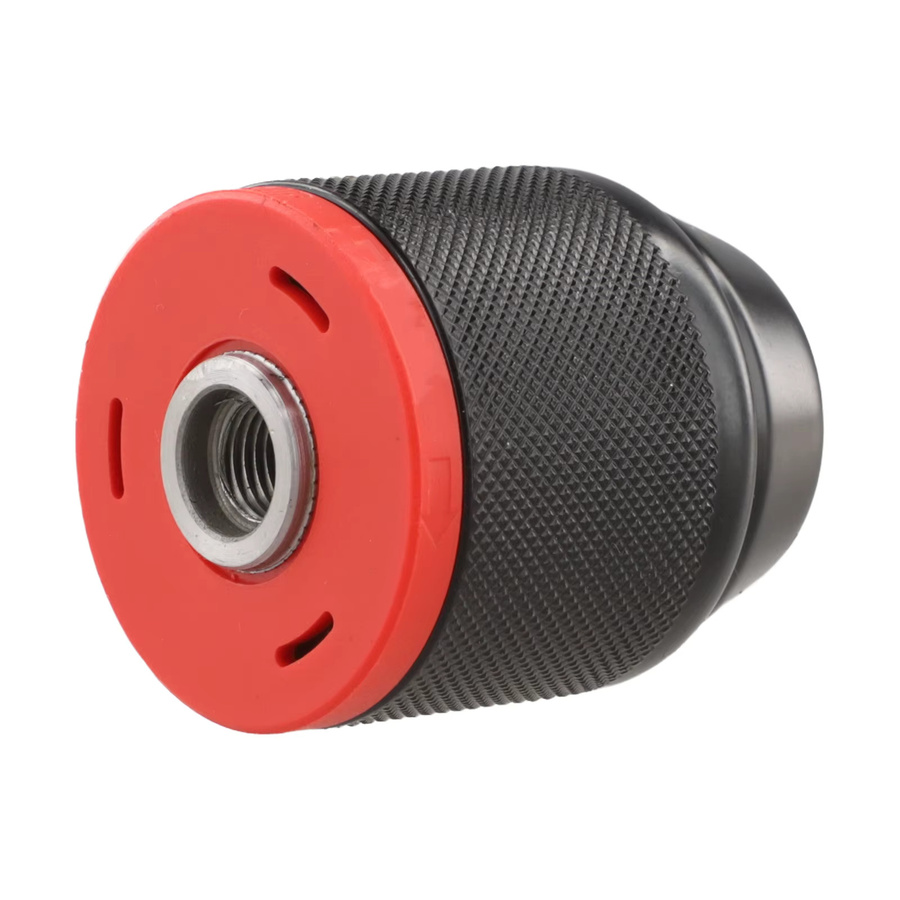 VIBRATITE Selbstsicherndes Metallbohrfutter Schwarz, Spannbereich 0,8–10 mm, Gewinde 3/8–24UNF, Maße 45 x 40 mm - Bild 2