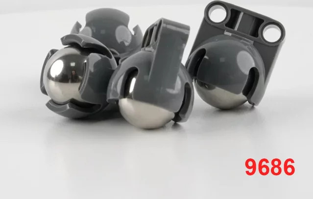 wishiot Technisches Universalrad BB607 Edelstahlkugel, Grau, Metall, Zubehör - Bild 1