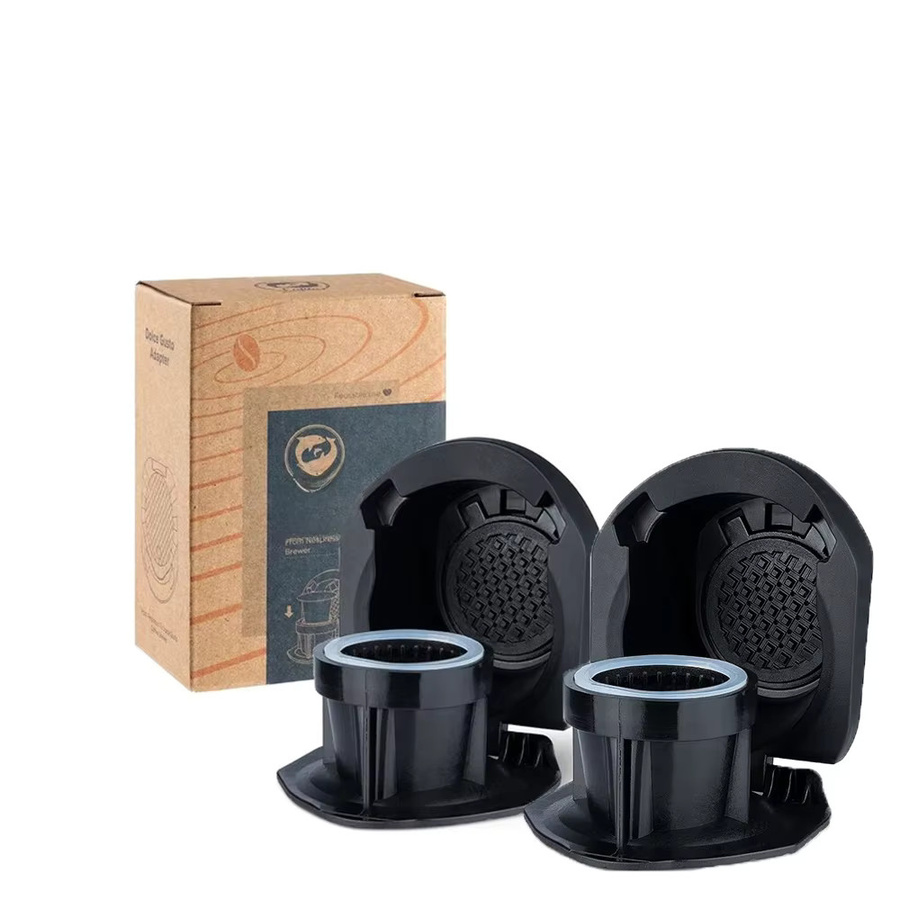 icafilas Wiederverwendbarer Adapter für Dolce Gusto EDG MINI Me Maker und Nescafe Genio S Plus, kompatibel mit Nespresso Kaffeekapseln, Schwarz - Bild 6