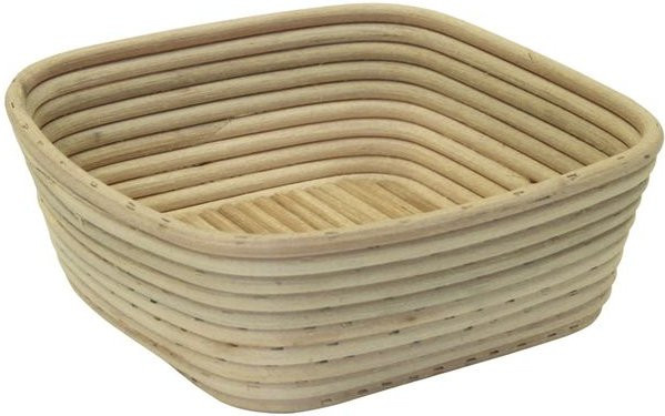 Schneider Brotform Gärkorb mit geflochtenem Boden in Natur/Beige, B/T/H: 22 x 22 x 8 cm - Bild 1