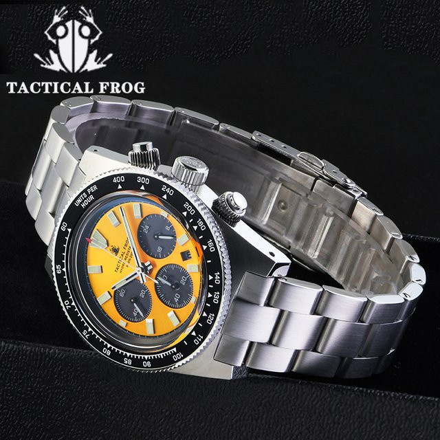 Tactical Frog Chronograph, Solar, Edelstahl, Saphirglas, Keramik, Herren - Bild 1