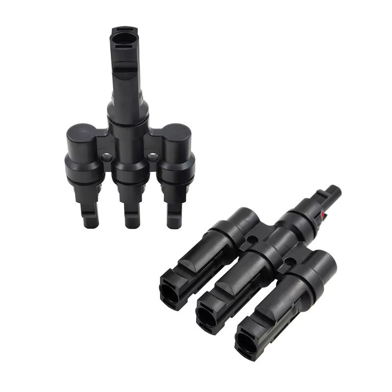CNMAWAY Solar-PV-Photovoltaik-Solarstecker Set mit 3-zu-1 T-Zweig, IP67, Schwarz, männlich und weiblich, DIY-Solar-Kit für Parallelschaltung - Bild 5