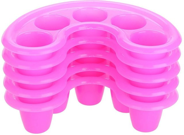 CosyHome Nagel UV Acryl Gel Entfernungsschale, 5 Stück, pink - Bild 1