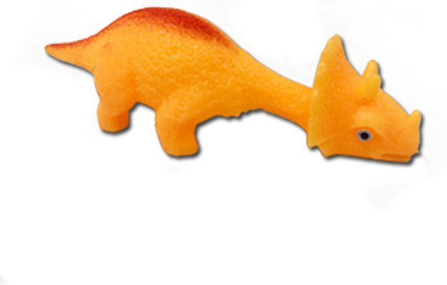 Amusedly Dinosaurier Finger Hand Spielzeug, orange - Bild 1