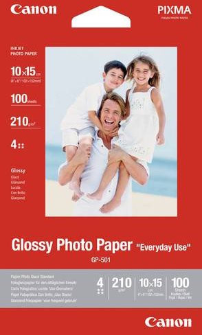 Canon GP-501 Fotopapier Glossy Weiß, 100 Blatt, 10 x 15 cm - Bild 2