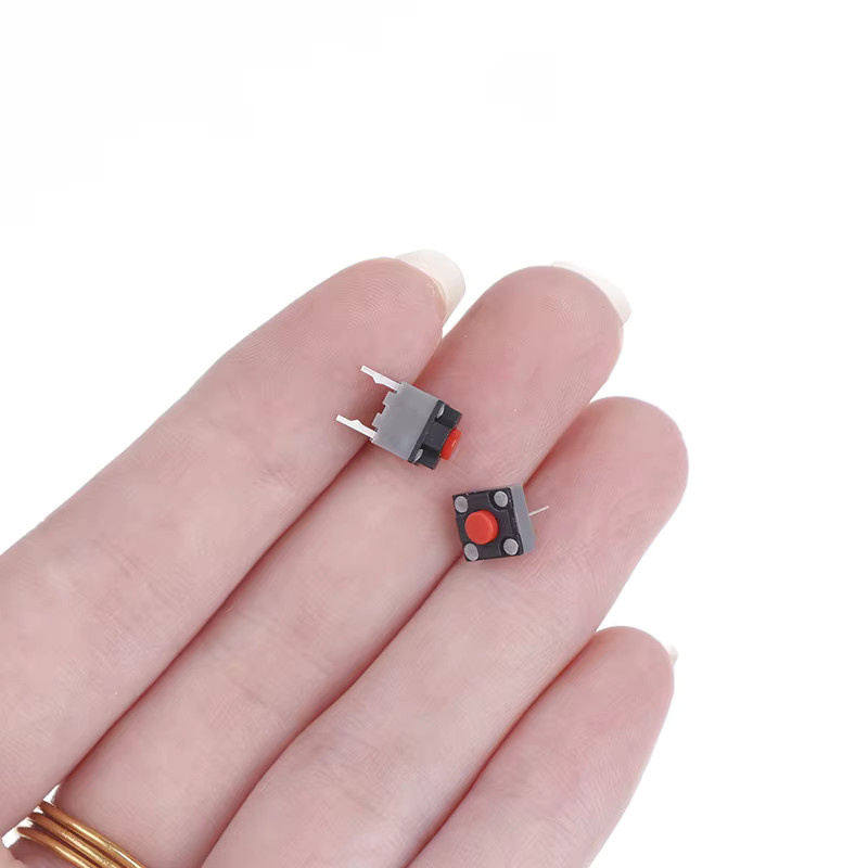 10 Stück Kailh Micro Switch Set für Maus und Tastatur, Stille Schalter in Rot, 4,3 mm und 7,3 mm DIY Zubehör - Bild 2