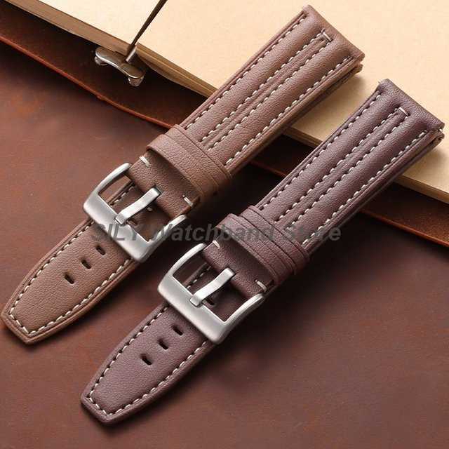 Uhrenarmband Rindsleder, 22 mm, Herren und Damen, Smartwatch-Armband - Bild 1