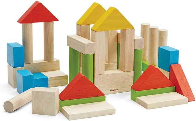 Plantoys Bauklötze, 40-teiliges Set, ab 1,5 Jahre - Bild 1