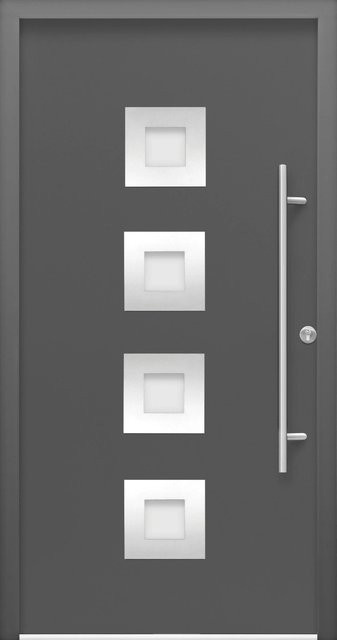 Haustür Splendoor Thermospace Wien Prime mit Glaseinsatz, Anthrazit, B/H: 110 x 210 cm, Anschlag Rechts - Bild 1