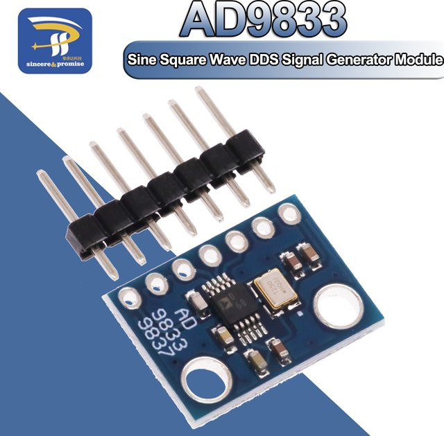 AD9833 DDS Signal Generator Modul für Arduino mit Sinus- und Rechteckwelle, blau - Bild 1